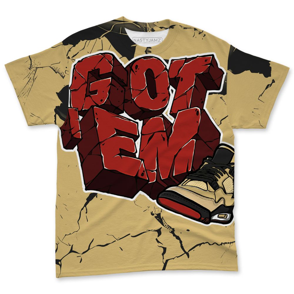 Pizza-4s-NastyJamz-T-Shirt-Match-Got-Em-All-Over-Print