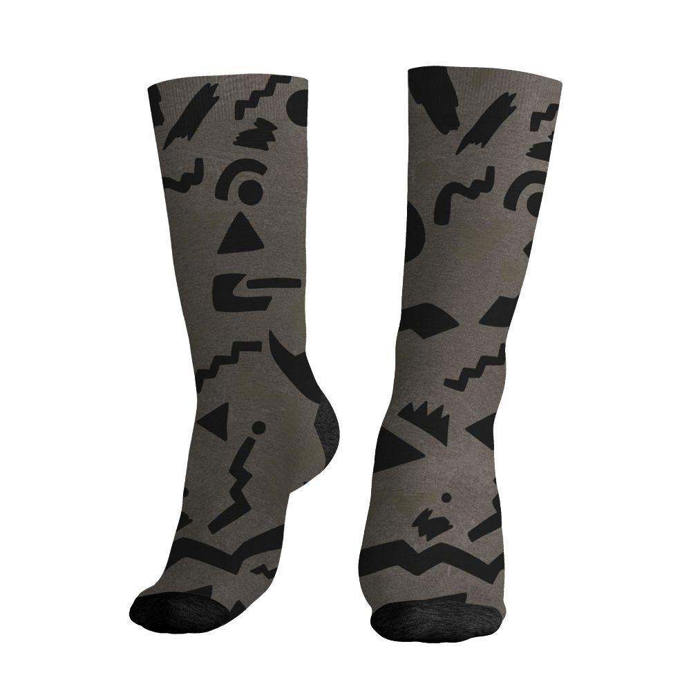 Cave-Stone-4s-NastyJamz-Socks-Match-Number-23-Cartoon-All-Over-Print