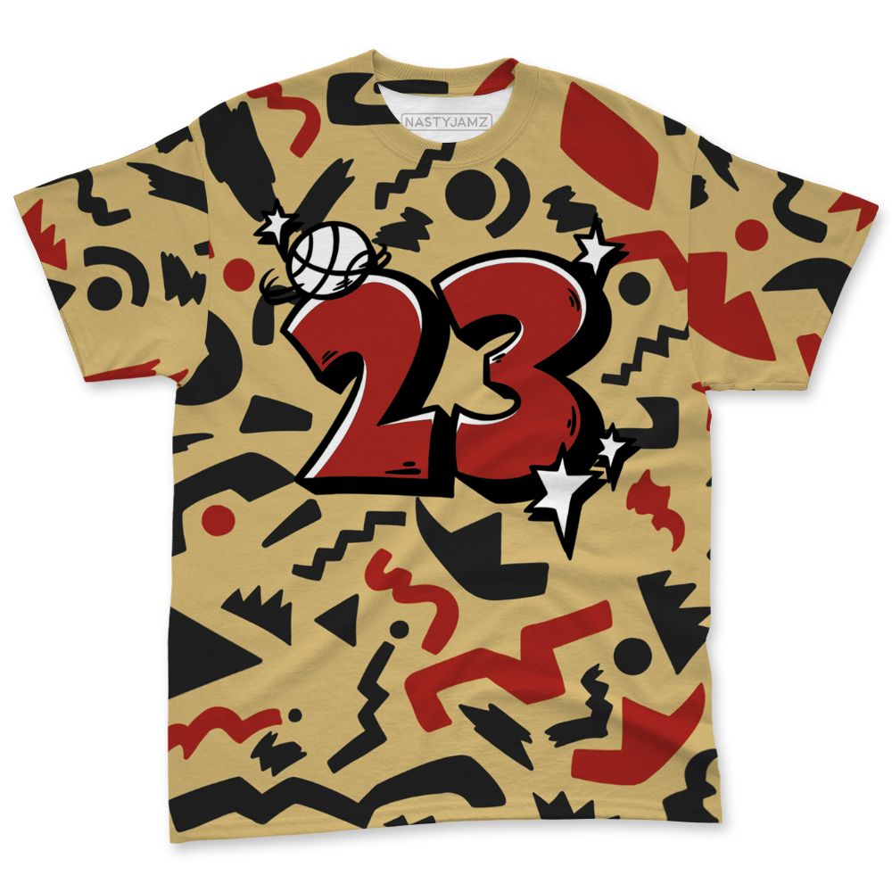 Pizza-4s-NastyJamz-T-Shirt-Match-Number-23-Cartoon-All-Over-Print