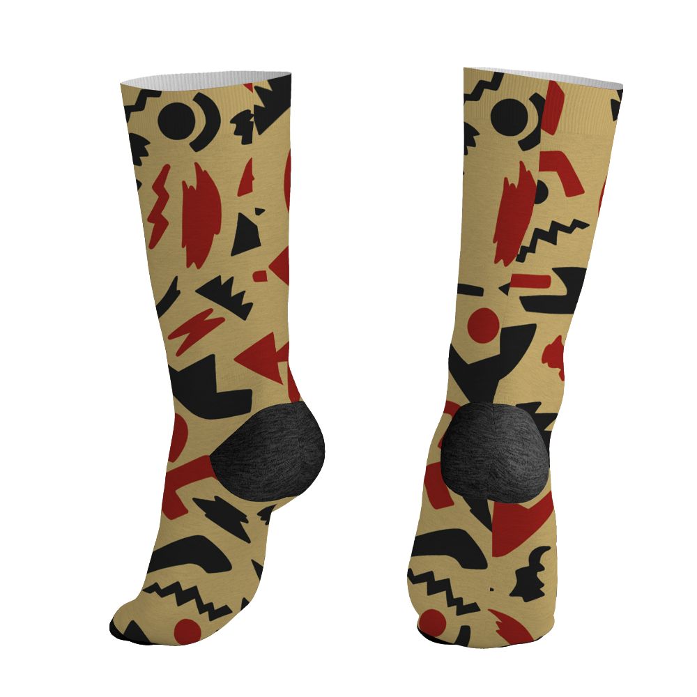 Pizza-4s-NastyJamz-Socks-Match-Number-23-Cartoon-All-Over-Print