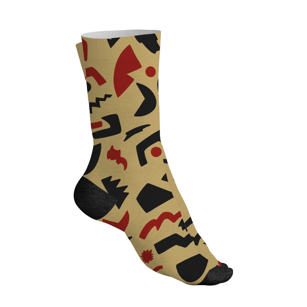 Pizza-4s-NastyJamz-Socks-Match-Number-23-Cartoon-All-Over-Print