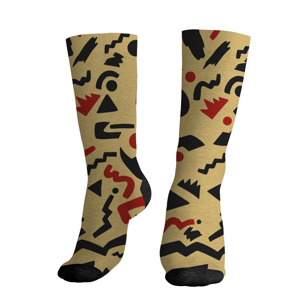 Pizza-4s-NastyJamz-Socks-Match-Number-23-Cartoon-All-Over-Print