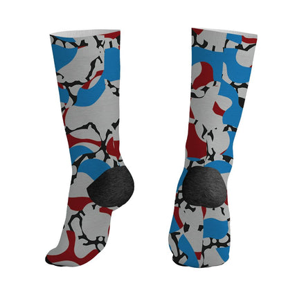 Spizike-Bordeaux-NastyJamz-Socks-Match-Number-23-Spatter-All-Over-Print