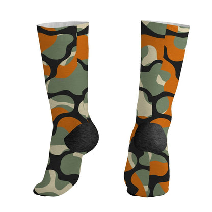 Undefeated-4s-NastyJamz-Socks-Match-Number-23-Spatter-All-Over-Print