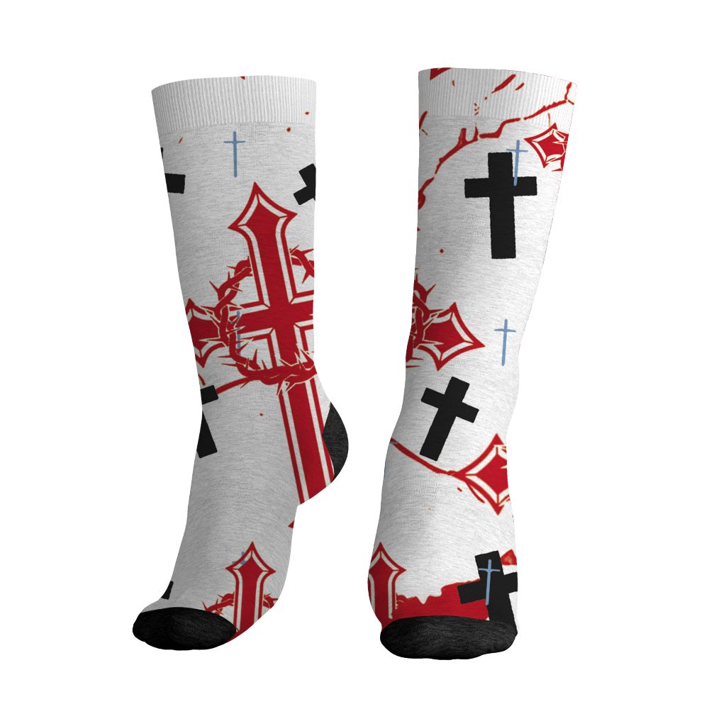 Fire-Red-5s-NastyJamz-Socks-Match-Child-Of-God-All-Over-Print