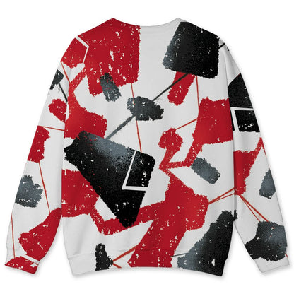 Fire-Red-5s-NastyJamz-Sweatshirt-Match-Built-Different-All-Over-Print-Broken