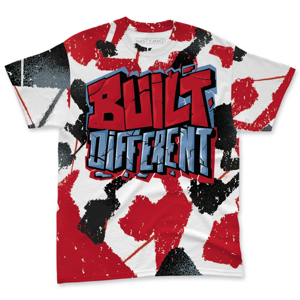 Fire-Red-5s-NastyJamz-T-Shirt-Match-Built-Different-All-Over-Print-Broken
