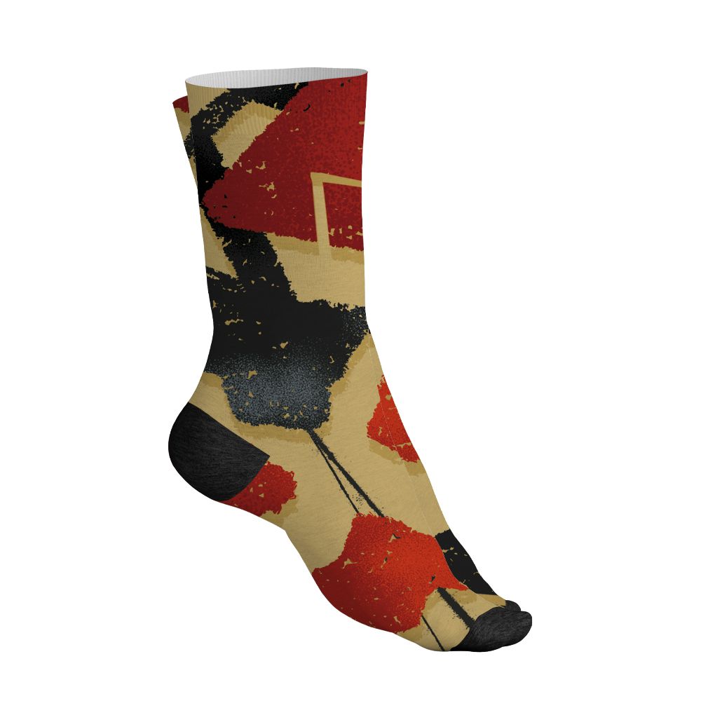 Pizza-4s-NastyJamz-Socks-Match-Built-Different-All-Over-Print-Broken