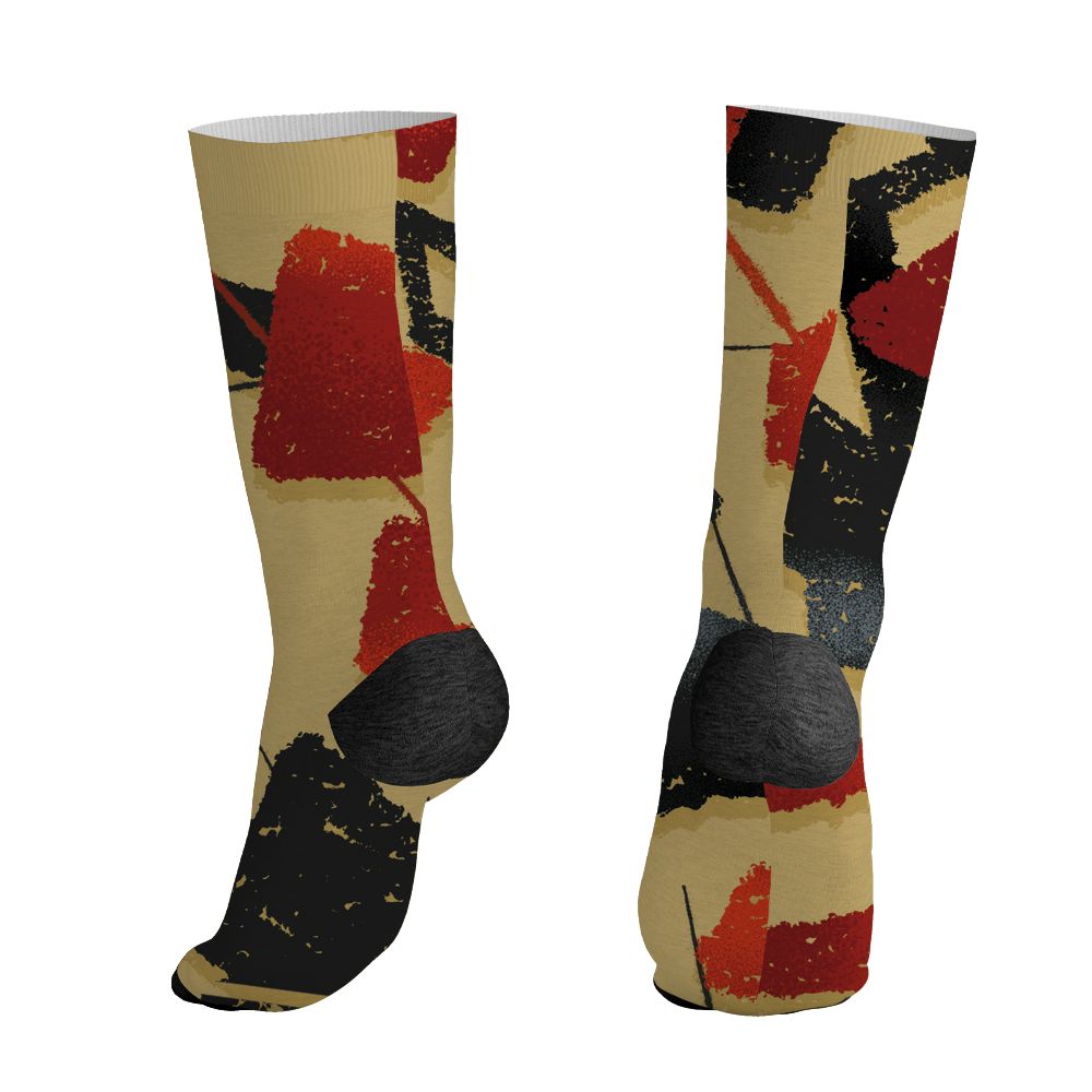 Pizza-4s-NastyJamz-Socks-Match-Built-Different-All-Over-Print-Broken