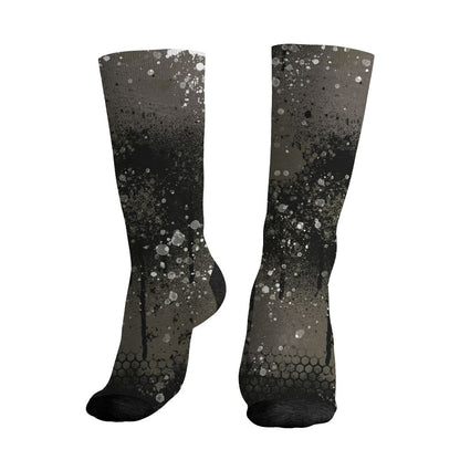Cave-Stone-4s-NastyJamz-Socks-Match-23-Painted-Graffiti