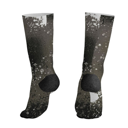 Cave-Stone-4s-NastyJamz-Socks-Match-23-Painted-Graffiti