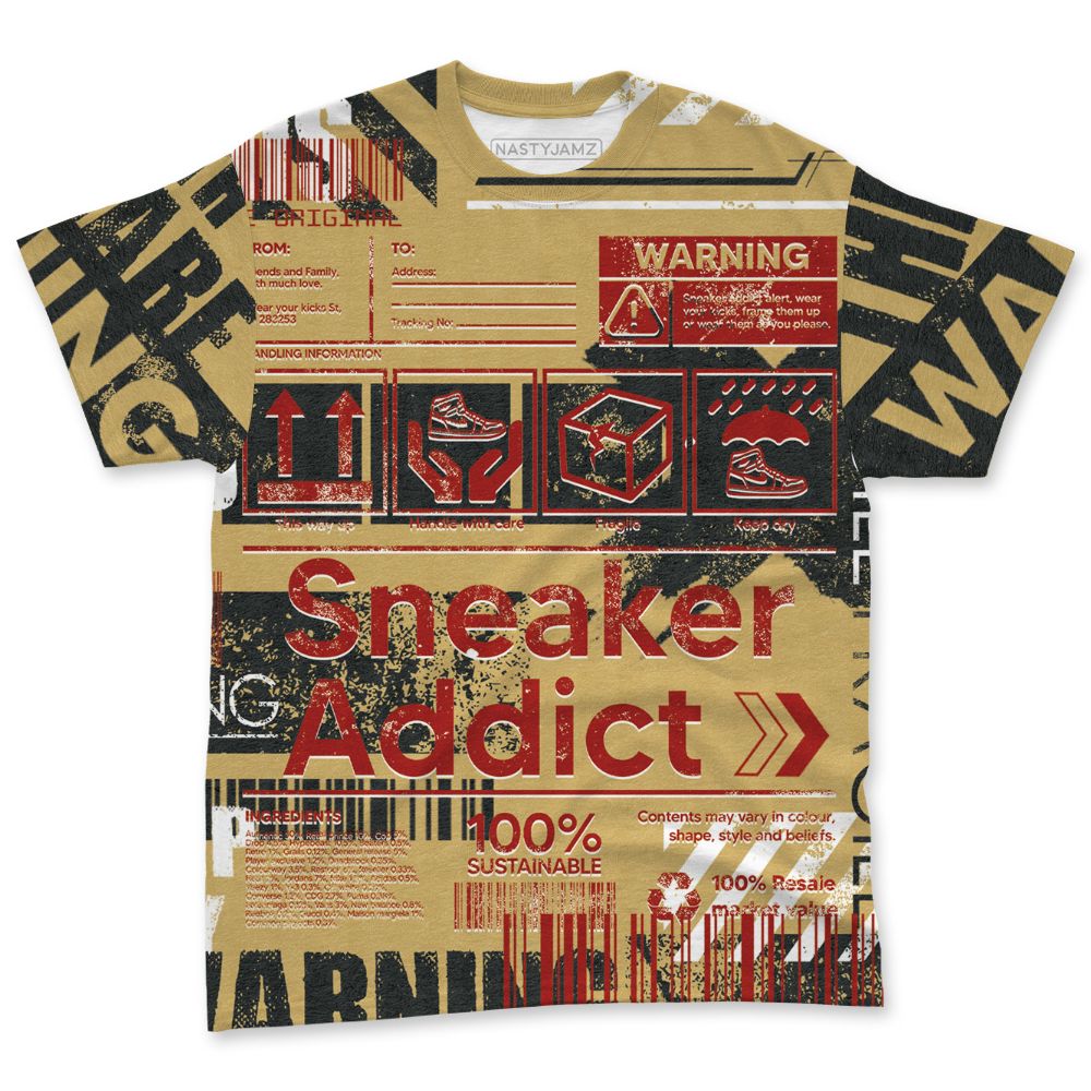 Pizza-4s-NastyJamz-T-Shirt-Match-Sneaker-Addict-All-Over-Print-Warning