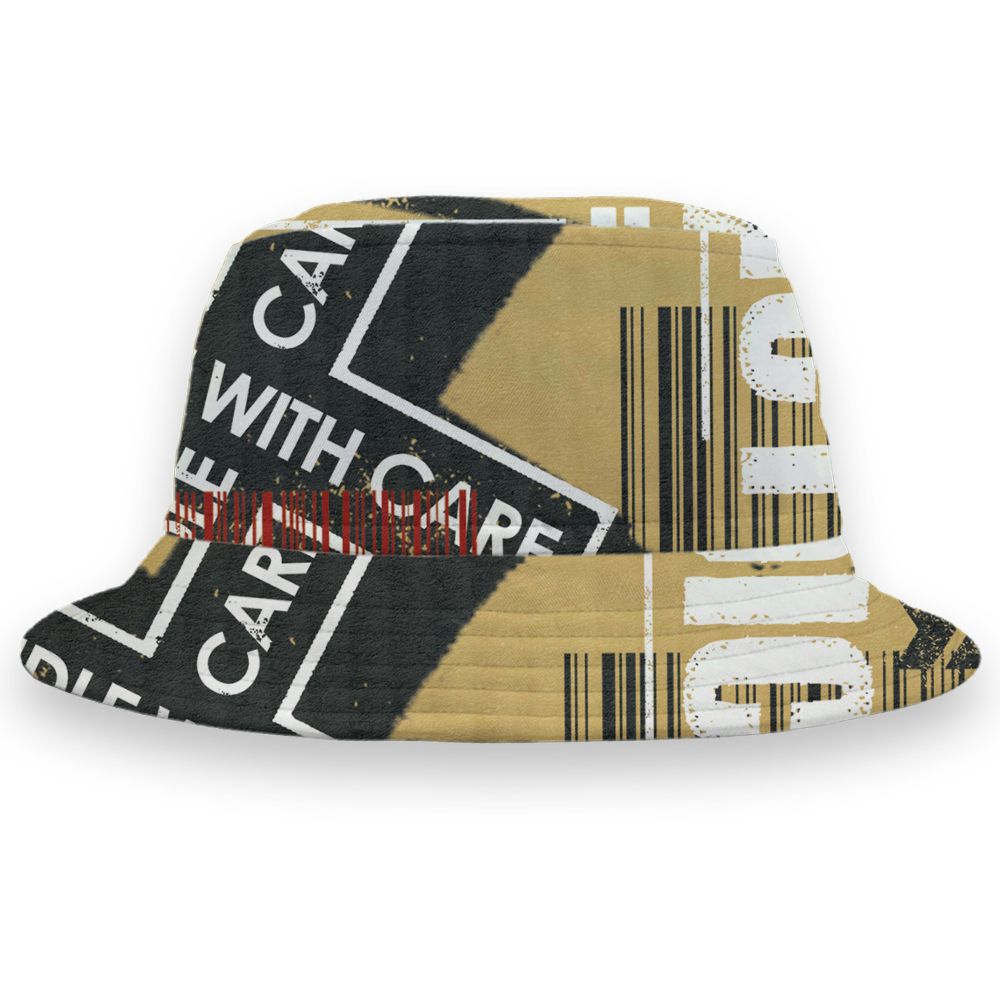 Pizza-4s-NastyJamz-Bucket-Hat-Match-Sneaker-Addict-All-Over-Print-Warning