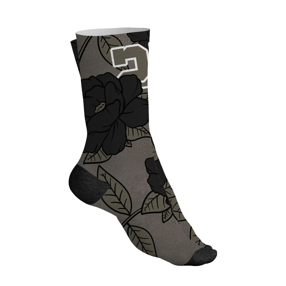 Cave-Stone-4s-NastyJamz-Socks-Match-23-Floral-All-Over-Print-Flower