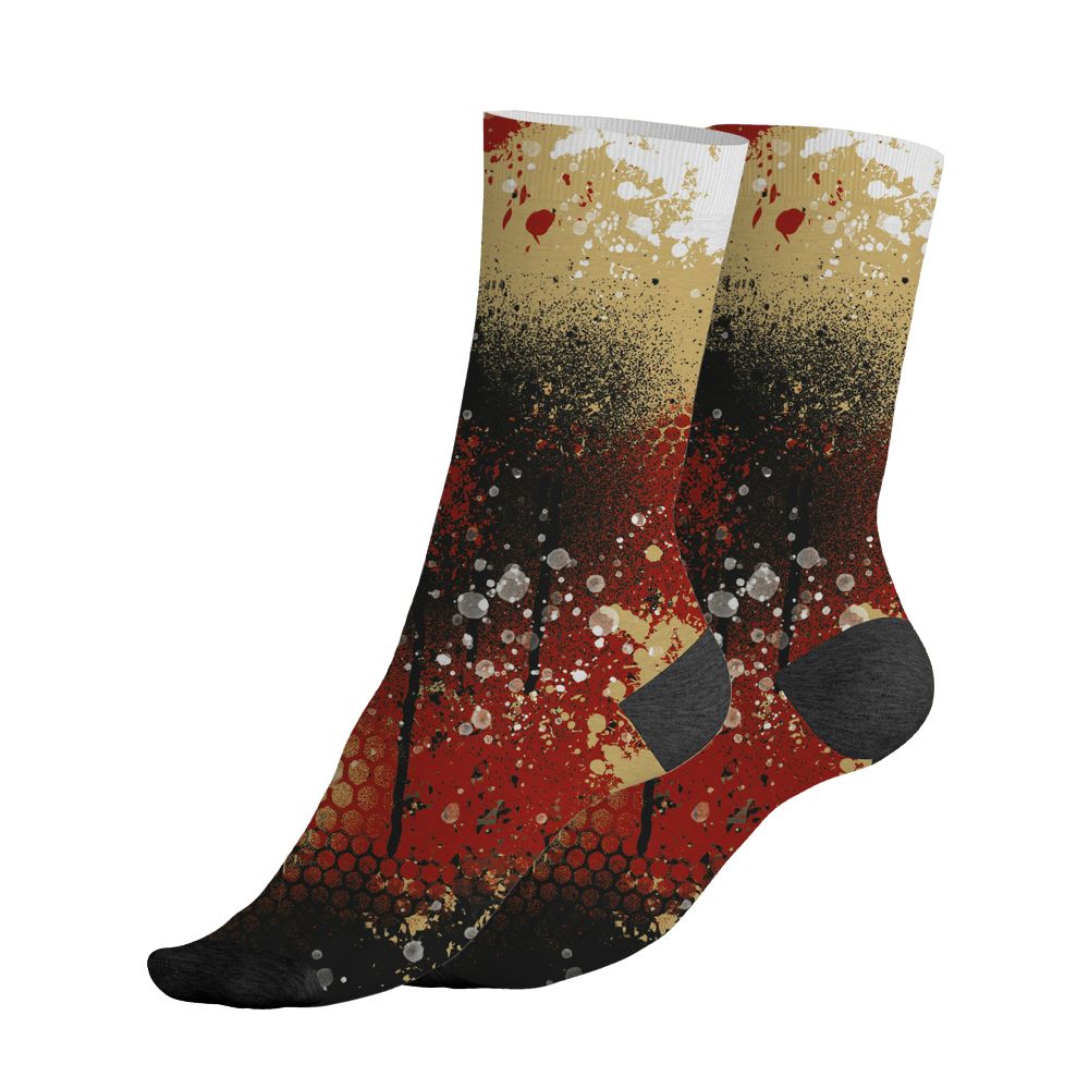 Pizza-4s-NastyJamz-Socks-Match-23-Painted-Graffiti