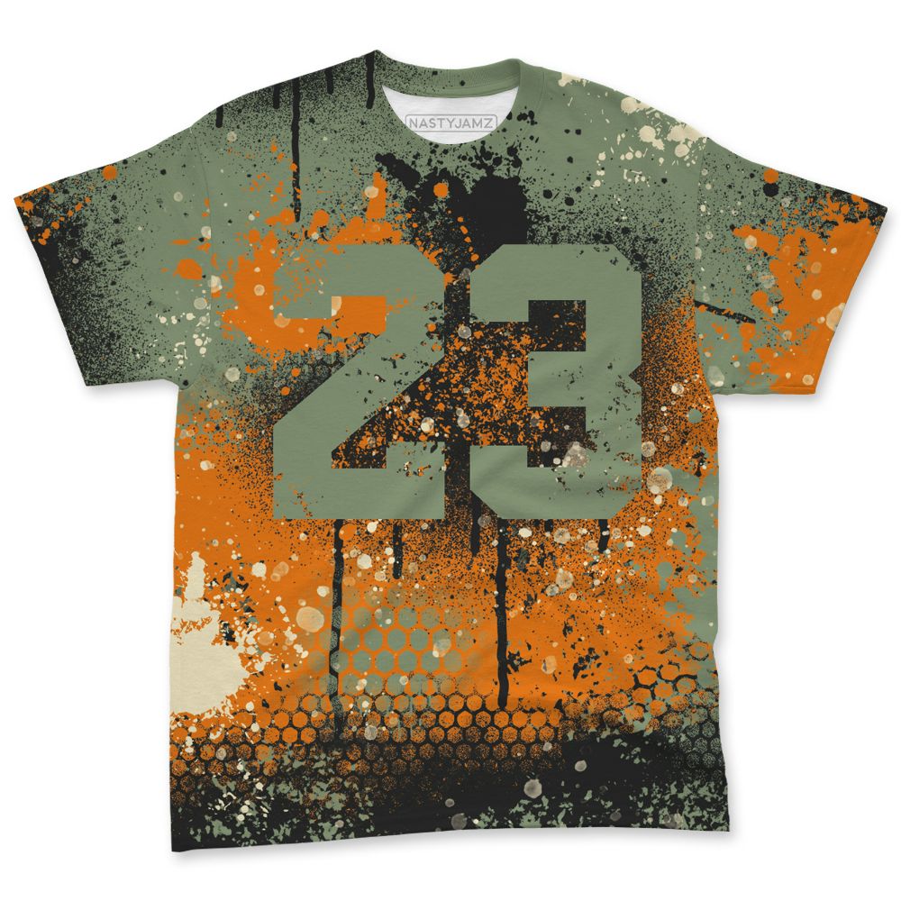 Undefeated-4s-NastyJamz-T-Shirt-Match-23-Painted-Graffiti