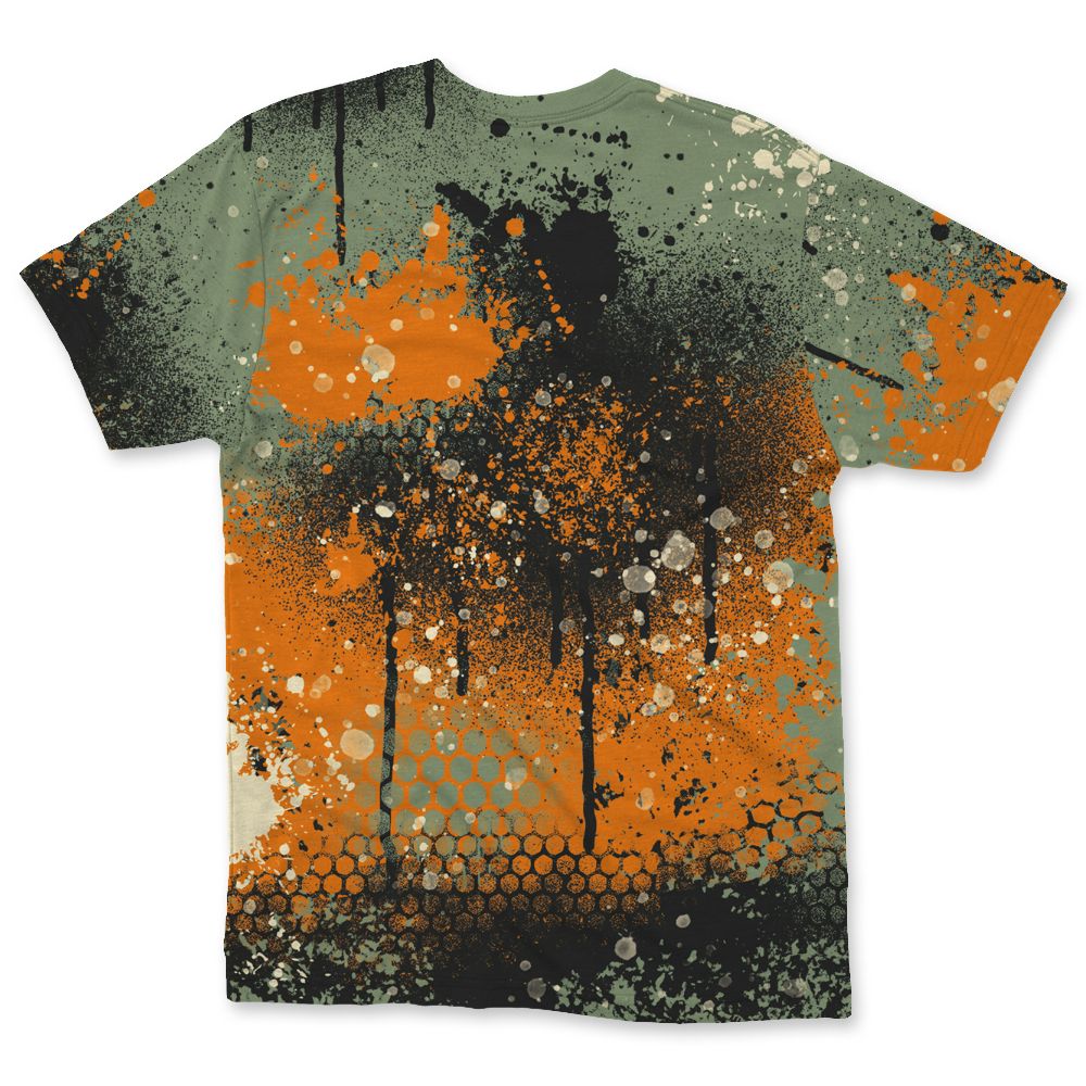 Undefeated-4s-NastyJamz-T-Shirt-Match-23-Painted-Graffiti