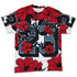 Fire-Red-5s-NastyJamz-T-Shirt-Match-23-Floral-All-Over-Print-Flower