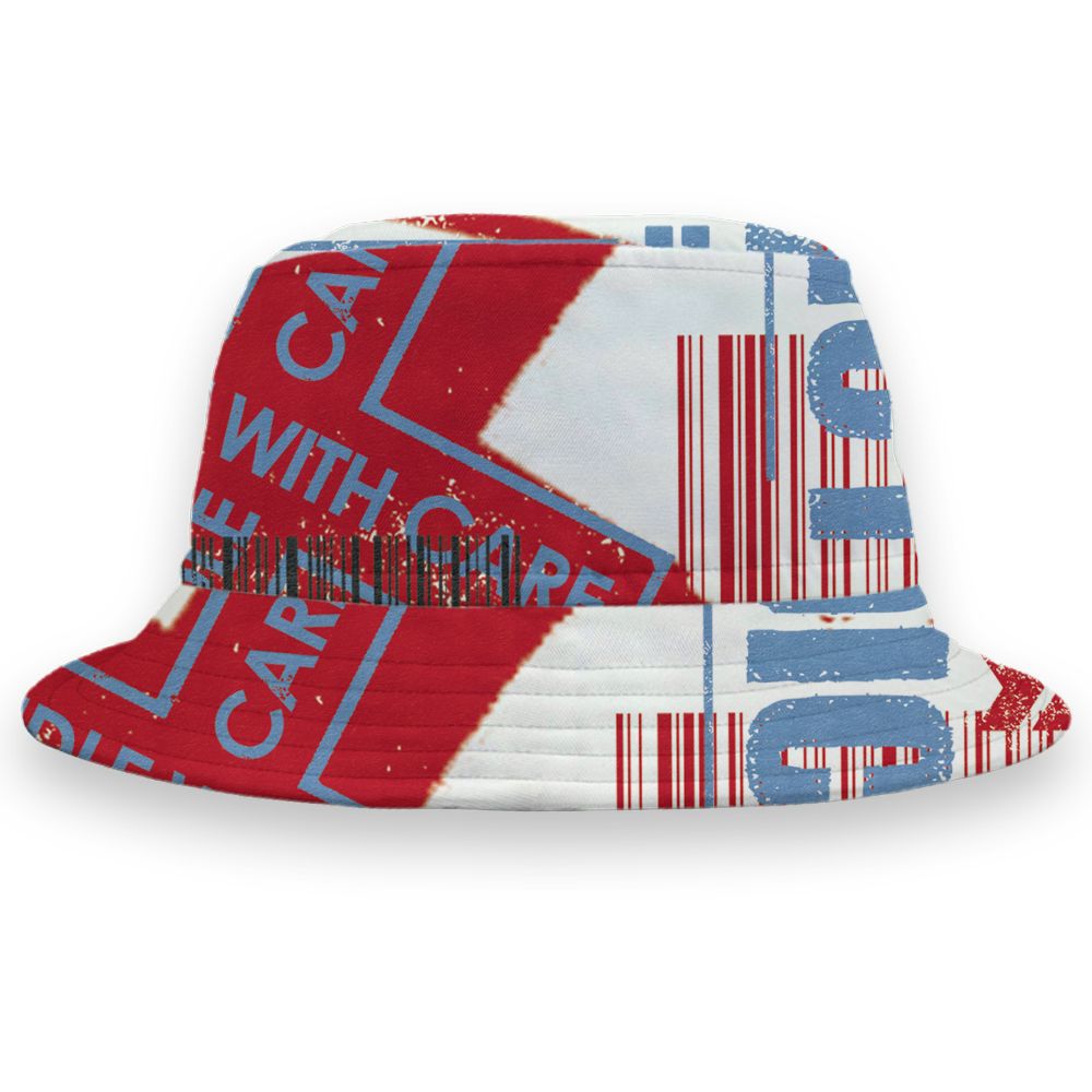 Fire-Red-5s-NastyJamz-Bucket-Hat-Match-Sneaker-Addict-All-Over-Print-Warning
