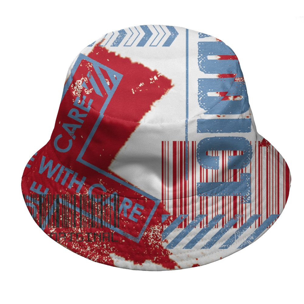 Fire-Red-5s-NastyJamz-Bucket-Hat-Match-Sneaker-Addict-All-Over-Print-Warning