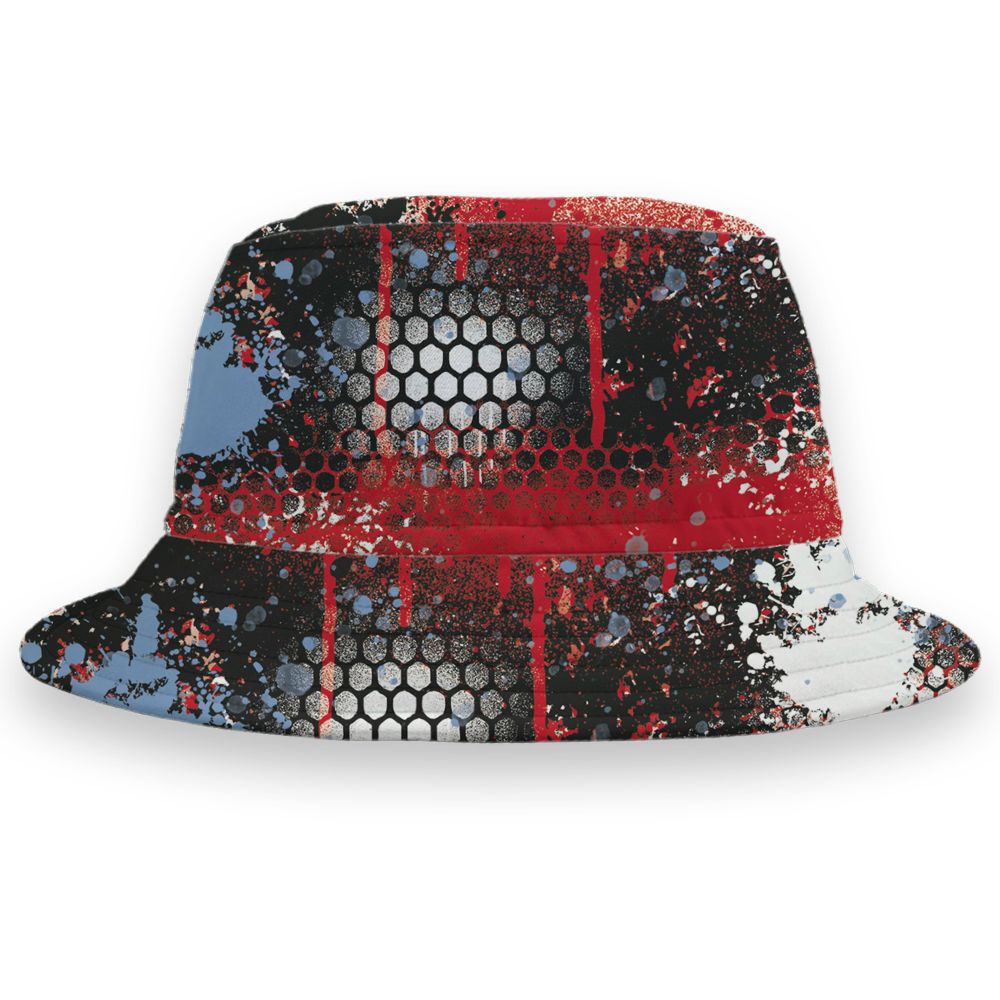 Fire-Red-5s-NastyJamz-Bucket-Hat-Match-23-Painted-Graffiti