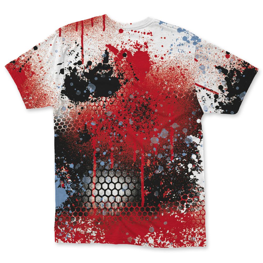 Fire-Red-5s-NastyJamz-T-Shirt-Match-23-Painted-Graffiti
