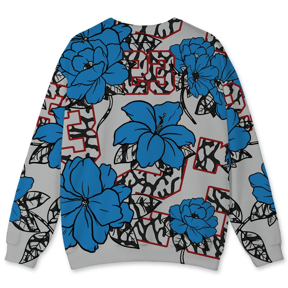 Spizike-Bordeaux-NastyJamz-Sweatshirt-Match-23-Floral-All-Over-Print-Flower
