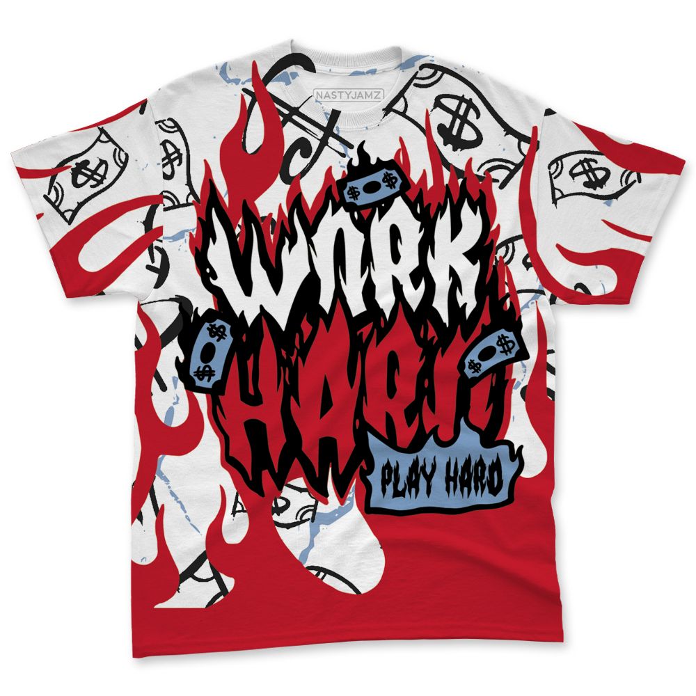 Fire-Red-5s-NastyJamz-T-Shirt-Match-Work-Hard-Fire-All-Over-Print