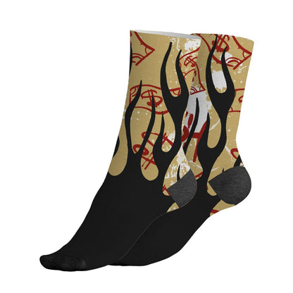 Pizza-4s-NastyJamz-Socks-Match-Work-Hard-Fire-All-Over-Print