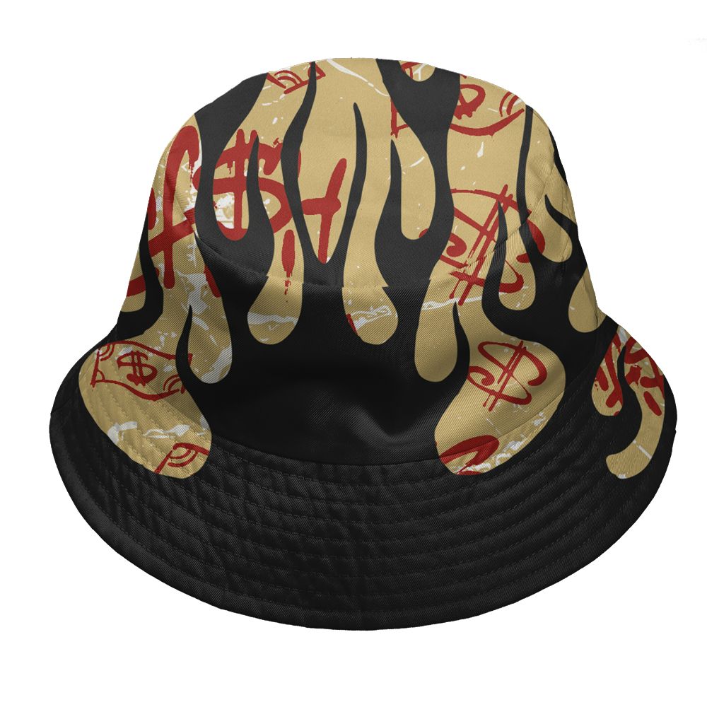 Pizza-4s-NastyJamz-Bucket-Hat-Match-Work-Hard-Fire-All-Over-Print