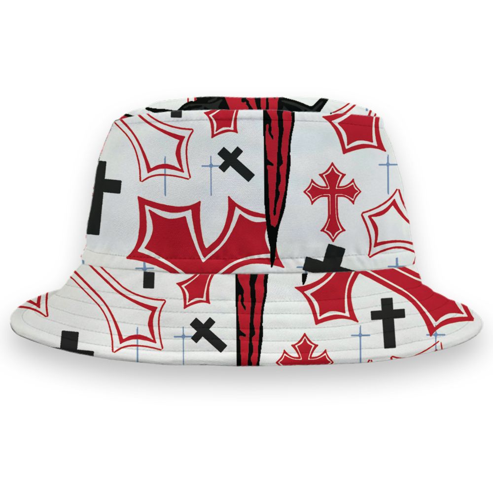 Fire-Red-5s-NastyJamz-Bucket-Hat-Match-God-Got-Me-All-Over-Print