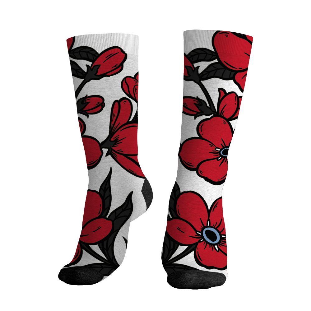Fire-Red-5s-NastyJamz-Socks-Match-Forget-Me-Not-All-Over-Print