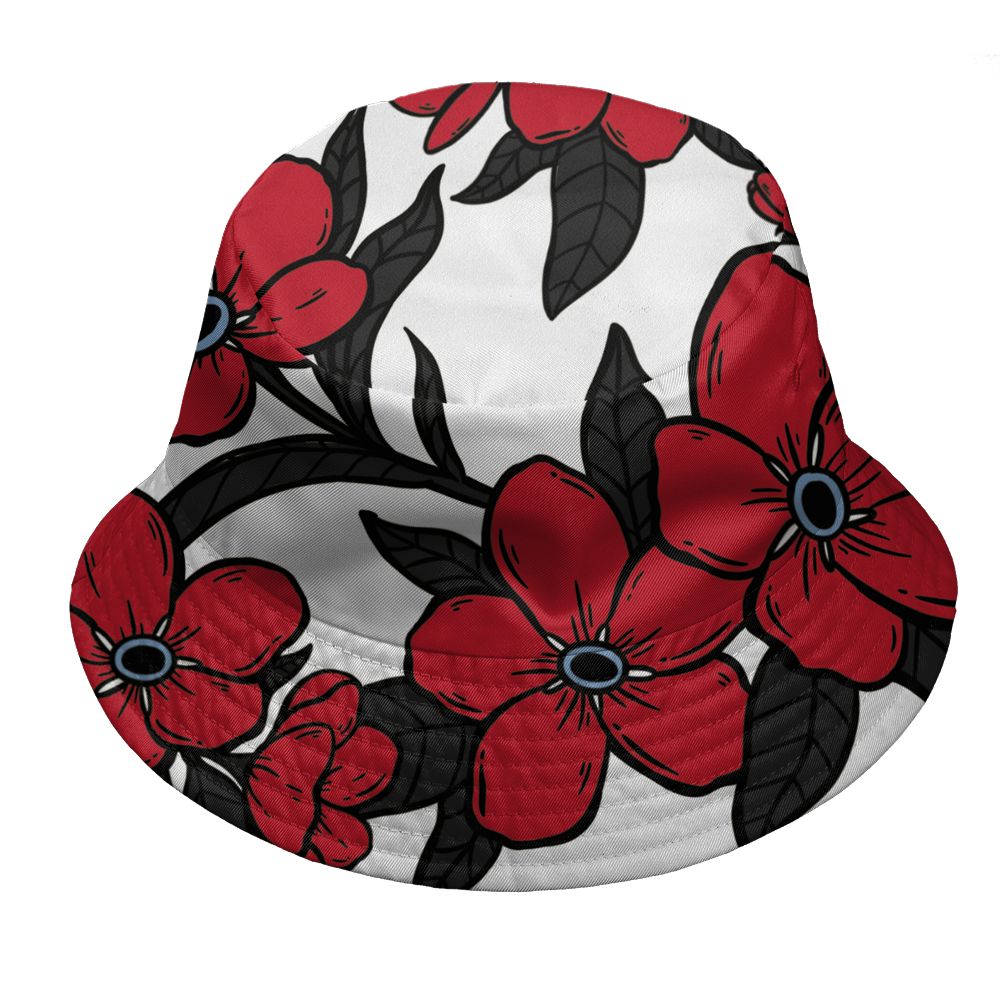 Fire-Red-5s-NastyJamz-Bucket-Hat-Match-Forget-Me-Not-All-Over-Print