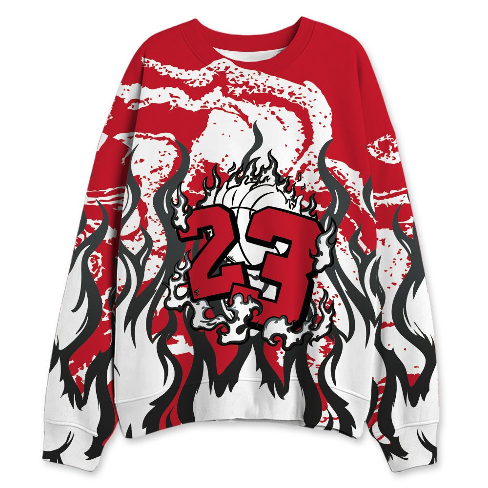 Fire-Red-5s-NastyJamz-Sweatshirt-Match-23-Burning-Fire-All-Over-Print