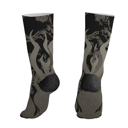 Cave-Stone-4s-NastyJamz-Socks-Match-23-Burning-Fire-All-Over-Print
