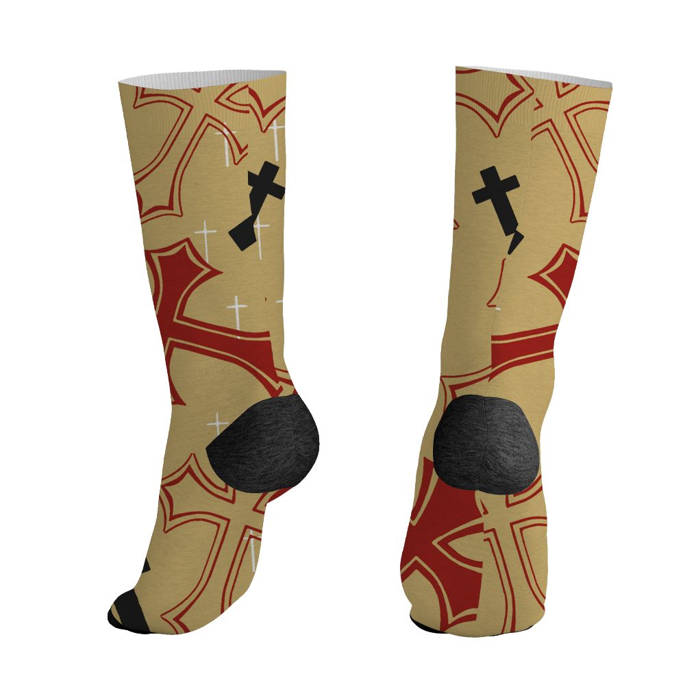 Pizza-4s-NastyJamz-Socks-Match-God-Got-Me-All-Over-Print