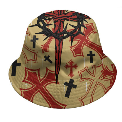 Pizza-4s-NastyJamz-Bucket-Hat-Match-God-Got-Me-All-Over-Print