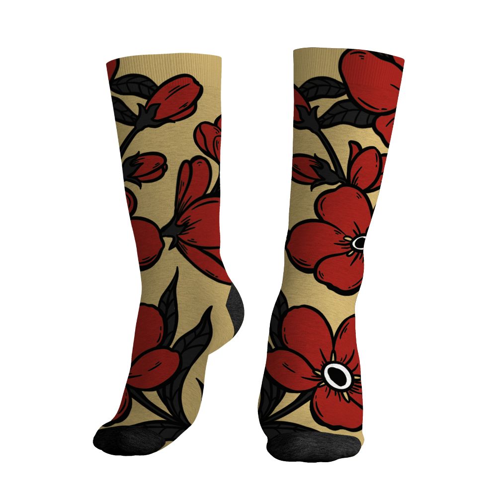 Pizza-4s-NastyJamz-Socks-Match-Forget-Me-Not-All-Over-Print