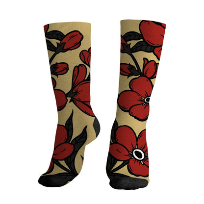 Pizza-4s-NastyJamz-Socks-Match-Forget-Me-Not-All-Over-Print