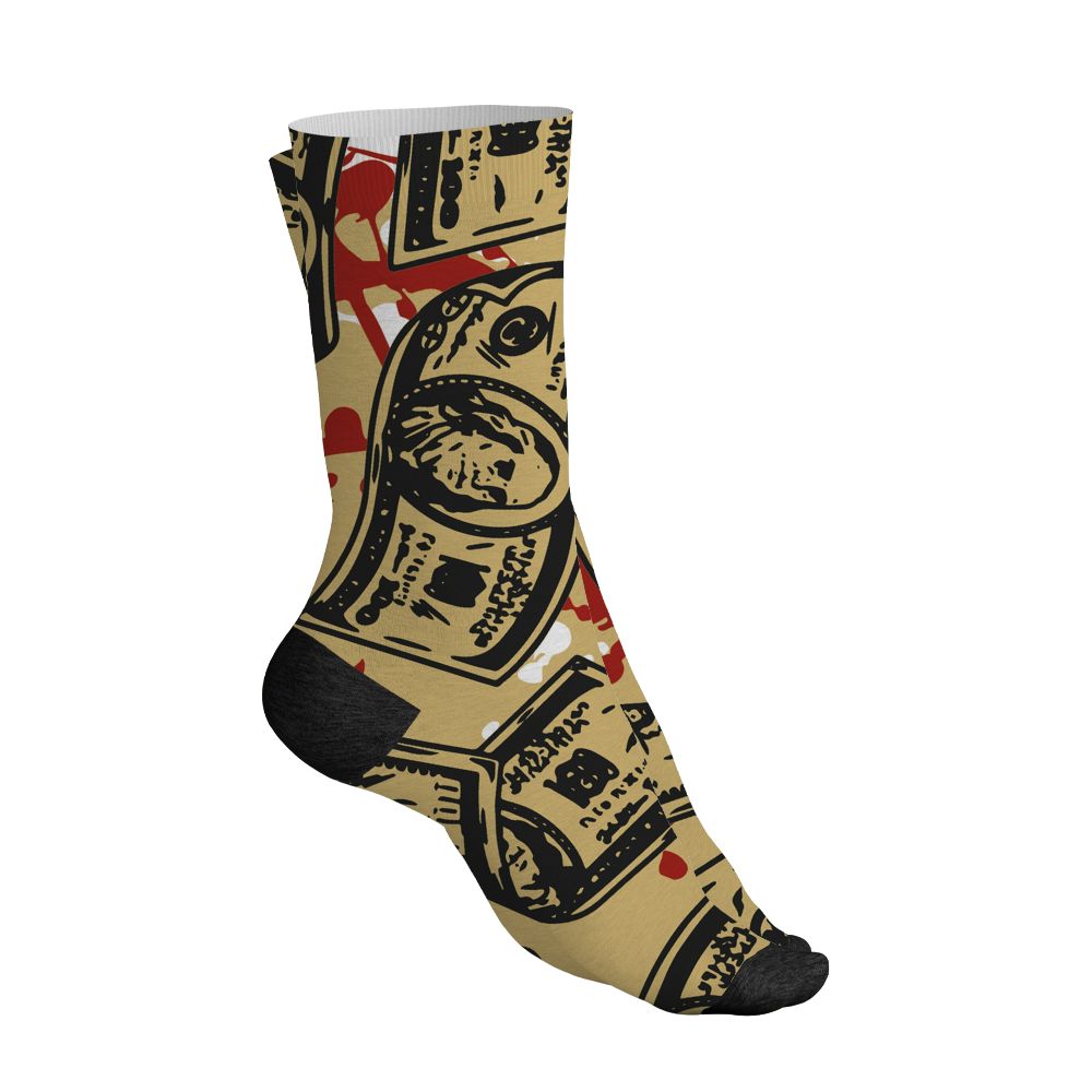 Pizza-4s-NastyJamz-Socks-Match-Easy-Money-All-Over-Print