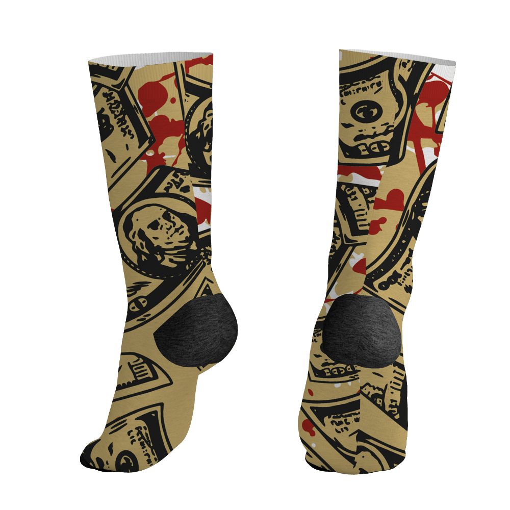 Pizza-4s-NastyJamz-Socks-Match-Easy-Money-All-Over-Print