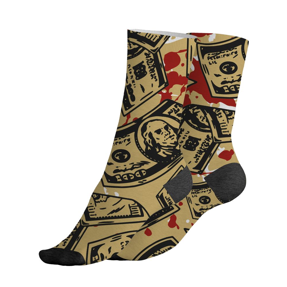 Pizza-4s-NastyJamz-Socks-Match-Easy-Money-All-Over-Print