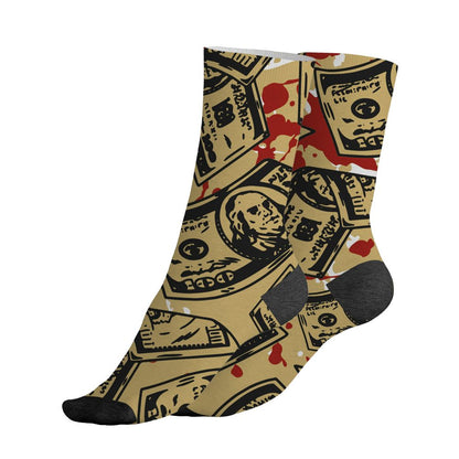 Pizza-4s-NastyJamz-Socks-Match-Easy-Money-All-Over-Print