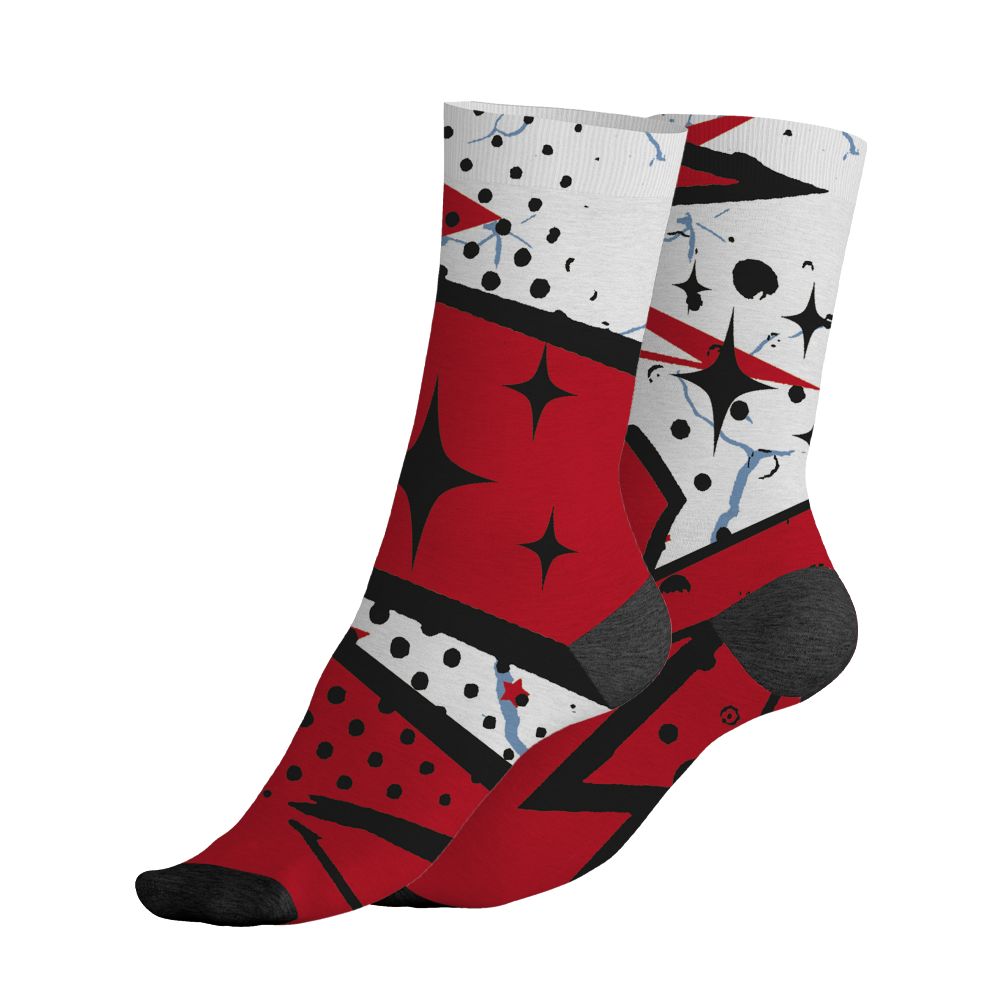 Fire-Red-5s-NastyJamz-Socks-Match-Pain-Into-Power-All-Over-Print