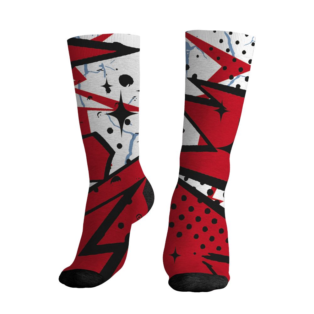 Fire-Red-5s-NastyJamz-Socks-Match-Pain-Into-Power-All-Over-Print