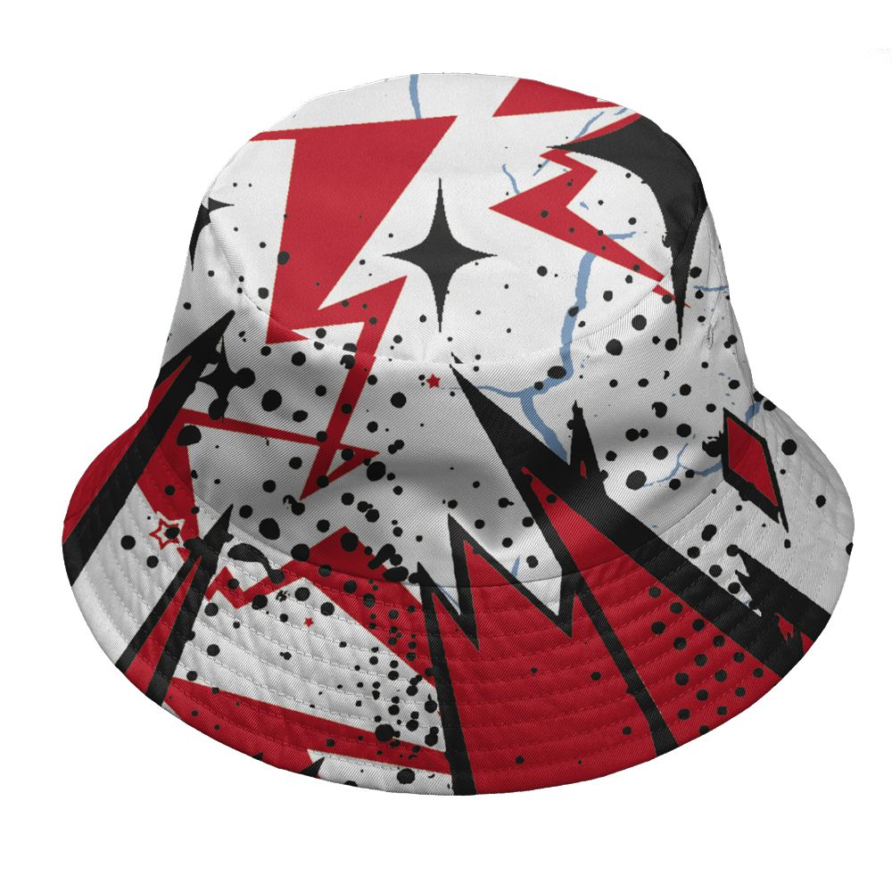 Fire-Red-5s-NastyJamz-Bucket-Hat-Match-Pain-Into-Power-All-Over-Print
