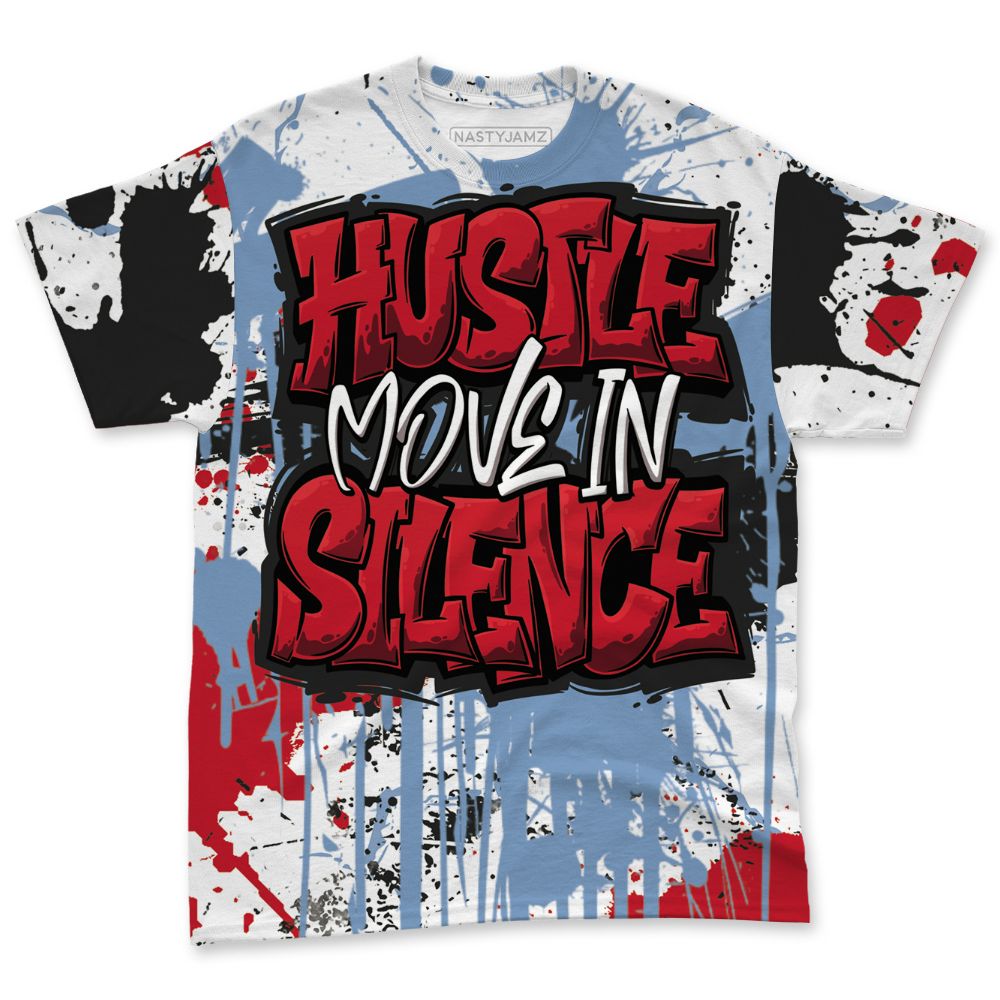 Fire-Red-5s-NastyJamz-T-Shirt-Match-Hustle-Move-In-Silence-All-Over-Print