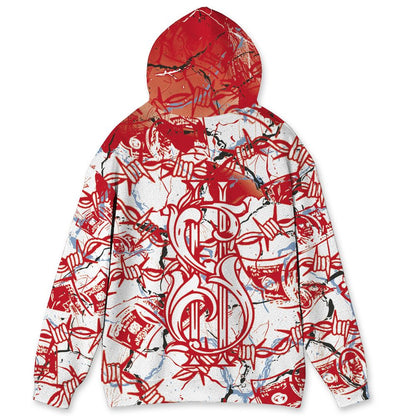 Fire-Red-5s-NastyJamz-Hoodie-Match-Tough-People-Never-Fall-All-Over-Print