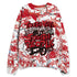 Fire-Red-5s-NastyJamz-Sweatshirt-Match-Tough-People-Never-Fall-All-Over-Print