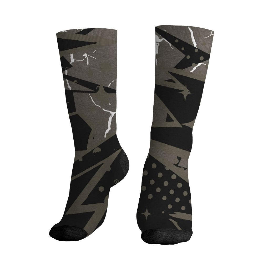 Cave-Stone-4s-NastyJamz-Socks-Match-Pain-Into-Power-All-Over-Print
